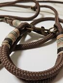 Hundeleine und Halsband Tauleine braun lindgrün neu in 21220
