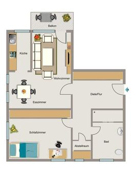 Demnächst frei! 2-Zimmer-Wohnung in Gelsenkirchen Ückendorf - Gelsenkirchen