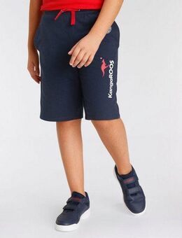 KangaROOS Sweatshorts, Basic Sweatbermudas mit Logo-Druck Modische Kangaroos Drucke