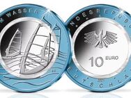 10 Euro – Gedenkmünze 2021, „Auf dem Wasser“, mit Polymerring, Prägebuchstabe A (Berlin), Stempelglanz in Münztasche - Bamberg