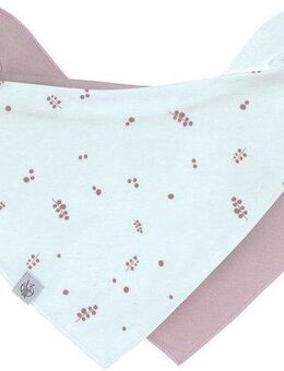 LÄSSIG Dreieckstuch Bandana, Berries, (Set, 2-St), für Babys, wasserdicht
