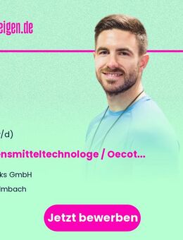 Lebensmitteltechnologe / Oecotrophologe (m/w/d) - Kulmbach