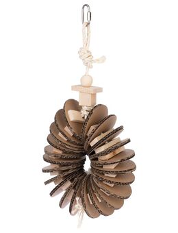 TIAKI Schredderspielzeug für Vögel - B 20 x T 8,5 x H 40 cm