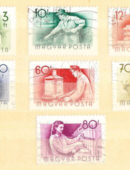 Ungarische Briefmarken Berufe (434) - Hamburg