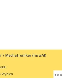 Elektroniker / Mechatroniker (m/w/d) - Grenzach-Wyhlen