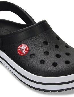 Crocs Crocband Clog K Clog Sommerschuh, Schlappen, Hausschuh, Badeschuh mit Kontrast-Akzenten