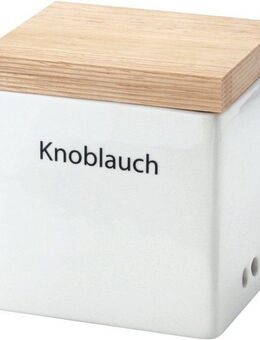 Continenta Vorratsdose, Holz, Keramik, (1-tlg), Handarbeit