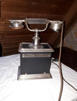 Haushaltsauflösung VB 90€ Antikes Telefon Kurbeltelefon L & S 1906 O.B.T. H. Jacobi Wien Nr.5702/1 - Neuburg (Donau)