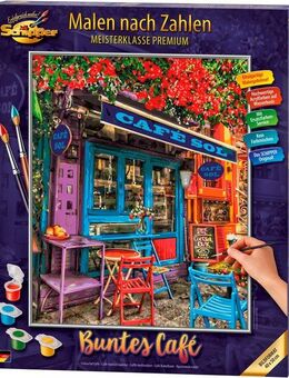 Schipper Malen nach Zahlen Meisterklasse Premium - Buntes Café, Made in Germany