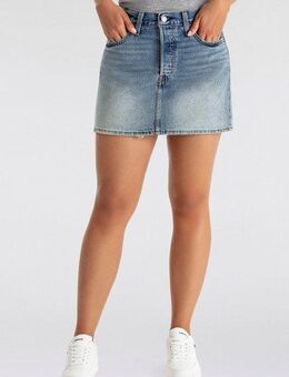 Levi's® Jeansrock ICON SKIRT mit Used-Effekten und ausgefransten Kanten
