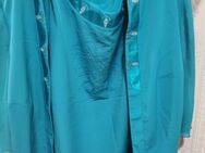 Damen Bluse 2 Tl,turkis,52 gr.von Nancy Collektion - Bersenbrück
