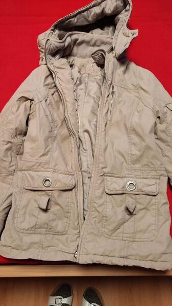 Winterjacke in beige - Mörfelden-Walldorf
