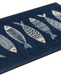 wash+dry by Kleen-Tex Fußmatte Fish Tango, rechteckig, Höhe: 7 mm