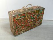 Ihr neuer Reisekoffer ? Mit Zigarren-Banderolen, Vintage lustig shabby Deko 40er Jahre - Sinzig