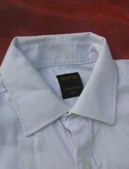NEUw * Business * Freizeit * Baumwolle * Kurzarm * Hemd "AUSTINI" Made in Italy * Gr. 38- 39/ S- M * Slim Fit * weiß * - Riedlingen