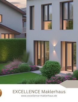 MODERNES REIHENHAUS I BEGEHRTE LAGE I NEUBAU mit 2 Tiefgaragenstellplätzen - Augsburg