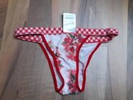 Roter Blumen Slip Höschen Gr S 36 38 * NEU * - Aachen
