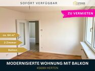Helle 3-Zimmer-Wohnung mit Südbalkon - Ideal für Familien oder Paare! - Herten