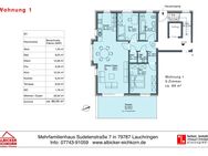 3 Zi. EG mit Terrasse ca. 89 m² - Wohnung 1 - Sudetenstr. 7, 79787 Lauchringen - Neubau - Lauchringen