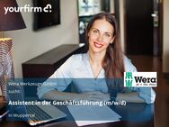 Assistent:in der Geschäftsführung (m/w/d) - Wuppertal