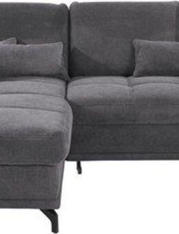 Places of Style Ecksofa Costello L-Form, mit Sitztiefenverstellung, Armteilverstellung und, 3 Nierenkissen, optional Bettfunktion und Bettkasten