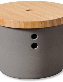 KESPER® Vorratsdose, Bambus, Kunststoff, (1-tlg), Ø 19 cm