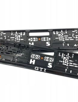2x ORIGINAL Kennzeichenhalter für VW Volkswagen UV-Druck witterungsbeständig GTI Set 2 - Wuppertal