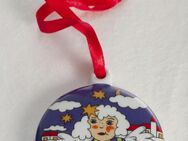 Porzellantaler Christkind (Taler, Medaille, Anhänger) - Karlsruhe