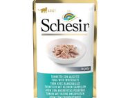 Sparpaket Schesir Katzen Pouch 24 x 85 g - Thunfisch mit Kleinen Sardellen