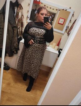 H&M langes Maxikleid Kleid mit Leoparden Leo Muster Gothic Sexy - Gauting