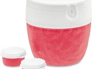 KOZIOL Lunchbox BENTOBOX L, Kunststoff, (1-tlg), spülmaschinengeeignet,melaminfrei, inkl. Minidosen für Dressing,800 ml