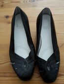 schwarze Lederschuhe kleiner Absatz Größe 35 in 44287