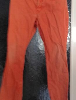 Jeans in orange - Gr. 158 von H&M - Pirmasens