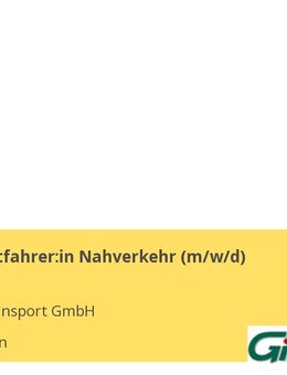 Berufskraftfahrer:in Nahverkehr (m/w/d) - Schwollen
