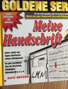 DATA BECKERs  Meine Handschrift   Buch und CD-ROM - Gladbeck