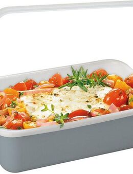 Honeyware Frischhaltedose Color Line, Emaille, Kunststoff, (1-tlg), geeignet zum Kochen, Backen, Servieren, Aufbewahren und Einfrieren