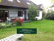 Familien-Bungalow in idyllischer Gartenlage, Garage & Carport, eigene Zufahrt - Bremen