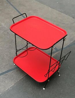 Mid Century Side Table Tisch Hausbar zu 50s 60er 70er Teak String - Hamburg Hamburg-Nord