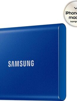 Samsung Portable SSD T7 externe SSD (1 TB) 1050 MB/S Lesegeschwindigkeit, 1000 MB/S Schreibgeschwindigkeit