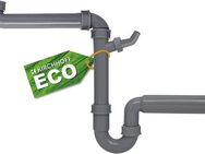 Kirchhoff Siphon ECO-SAVE, (Set), Abfluss für Spüle, Ablaufgarnitur mit Geräteanschluss