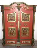 Bauernschrank (Nr.794) XXL antik massiv von Hand bemalt in 90402