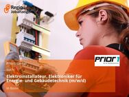 Elektroinstallateur, Elektroniker für Energie- und Gebäudetechnik (m/w/d) - Bonn
