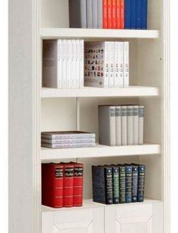 Home affaire Bücherregal Soeren, aus massiver Kiefer, Höhe 220 cm, mit 2 Holztüren, viel Stauraum