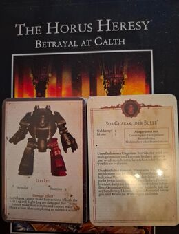 The Horus Heresy, Regelwerk und die Datenkarten - Wiesbaden