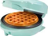 bestron Waffeleisen AMW500 Mini, 550 W, für klassische Waffeln, kleiner Waffelmaker mit Antihaftbeschichtung