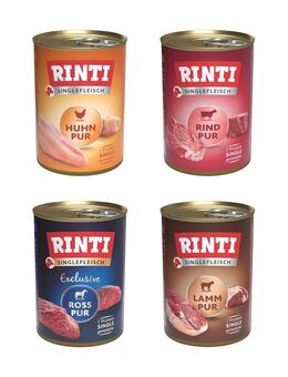 RINTI Singlefleisch 24 x 400 g - Mixpaket: 4 Sorten