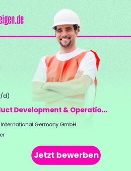 Product Development & Operations - Consumables Manager (m/f/d) - Trier