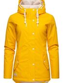 Ragwear Regenjacke Marge warm gefütterter Damen Winter Regenmantel in 00000