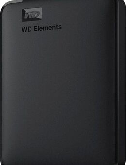 WD Elements Portable externe HDD-Festplatte (1 TB) 2,5" 5000 MB/S Lesegeschwindigkeit