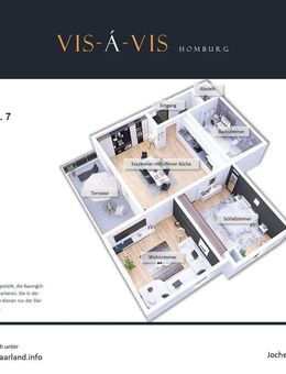 Nur noch wenige Wohnugen frei ** VIS-Á-VIS HOMBURG ** Sofort bezugsfreie Neubau-Eigentumswohnungen - Homburg
